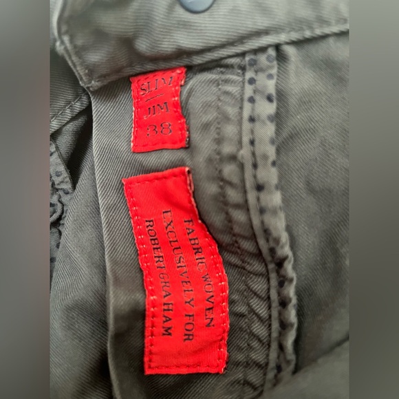 Robert Graham Slim Jim Grey Pants - Picture 4 of 4